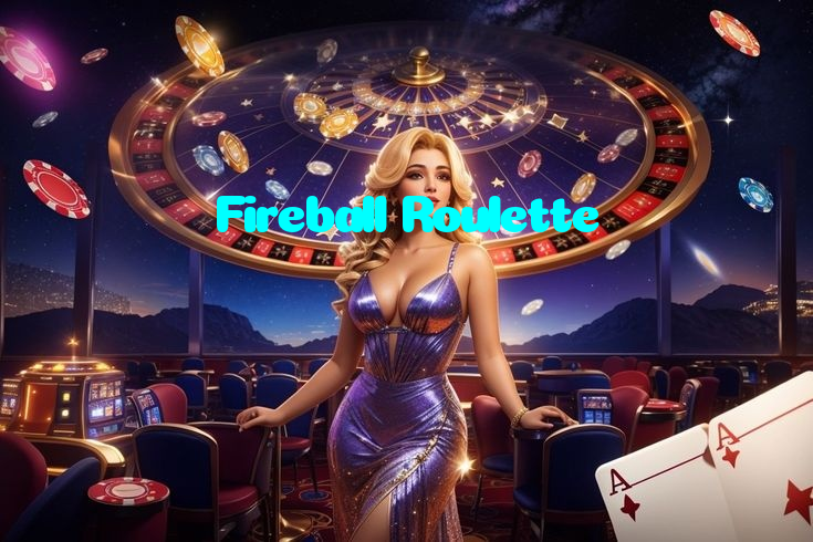 Fireball Roulette casino presented on mobile device in Pakistan with slots and live games
